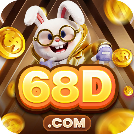 LOGO da 68d, a melhor plataforma official de cassino online do Brasil